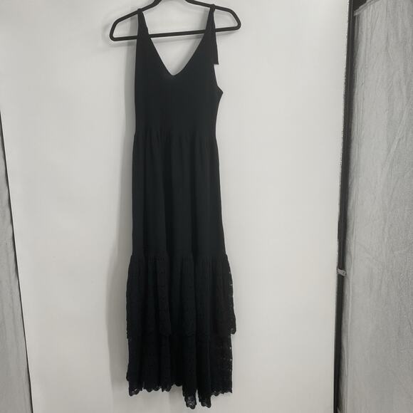 La Vie Rebecca Taylor Maxi Dress Size M Whimsigoth Boho Cottage Avant Garde 251 - Picture 1 of 8